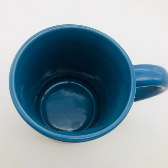 Maine Lighthouse Potters Mug Stoneware Blue Tan - Picture 7 of 9